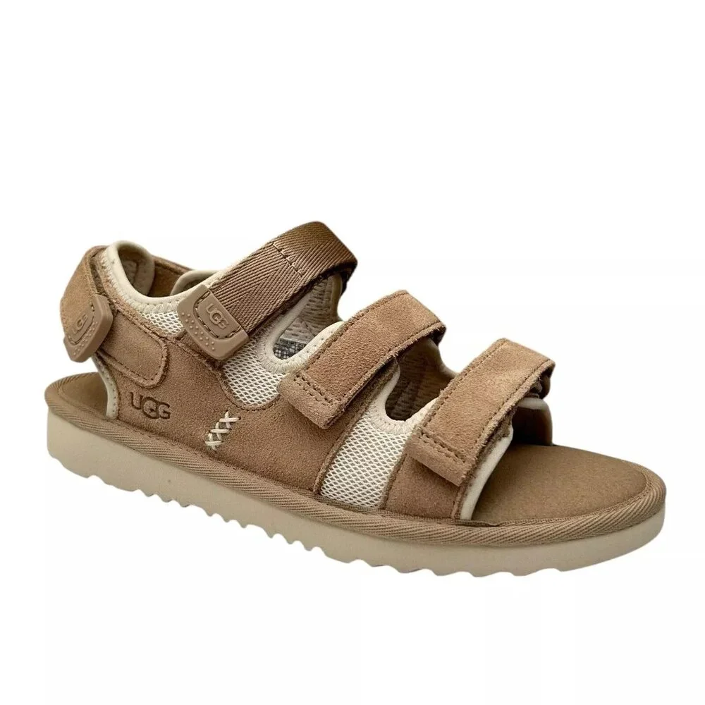 UGG Youth Girl's/Boy's GoldenCoast Slingback Sandal Size 1‎ Tan/Brown Adjustable